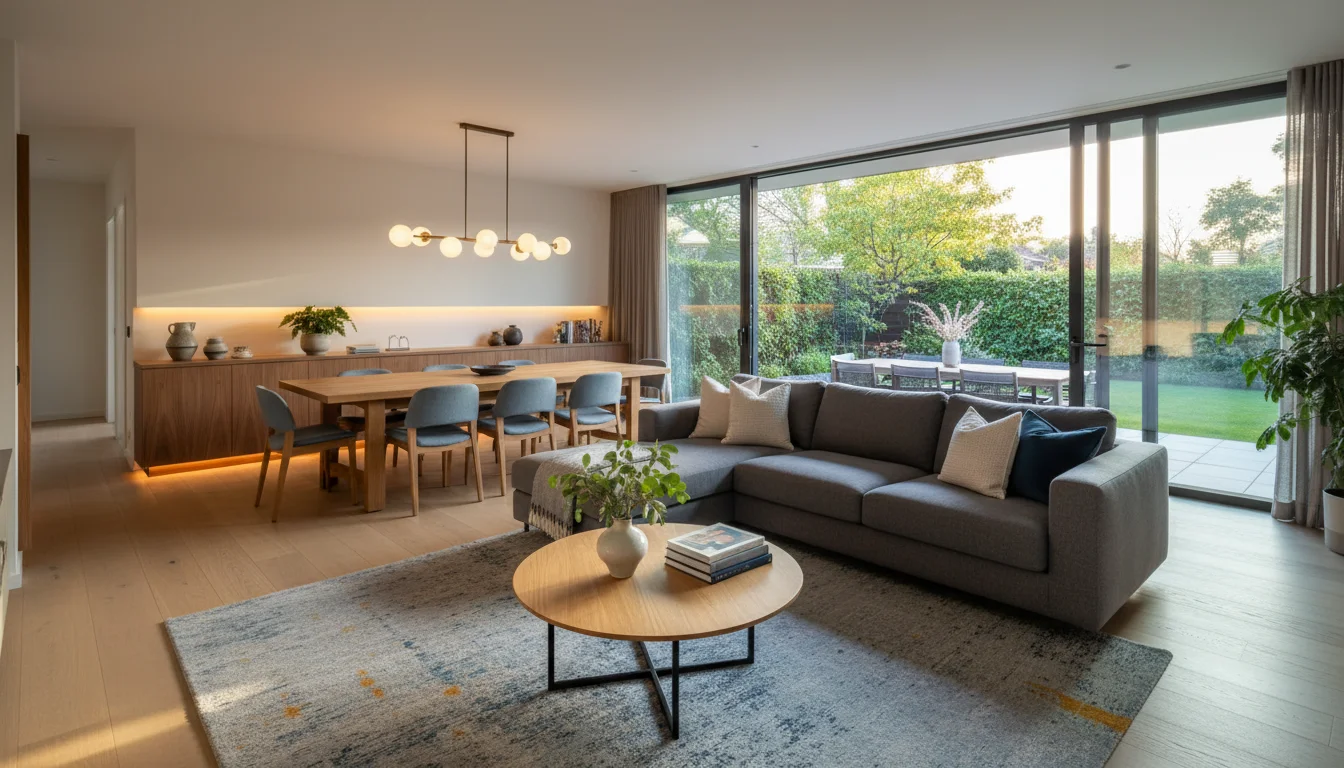 Living Dining Zone - living dining design - Unified Living Dining Zone Seamless Integration Defined - Create harmonious home - Gemini Auto Post